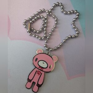 EUC Gloomy Bear X ONCH Enamel Pendant Necklace